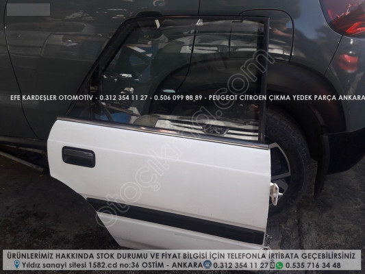 MAZDA 626 ÇIKMA ORİJİNAL SAĞ ARKA KAPI (1989-1992 arası)