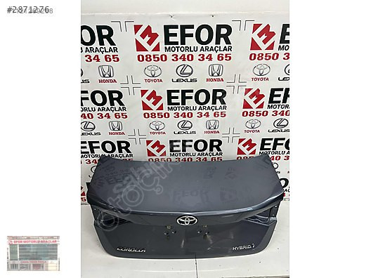 TOYOTA COROLLA BAGAJ KAPAĞI ÇIKMA ORJİNAL YEDEK PARÇA 19-23