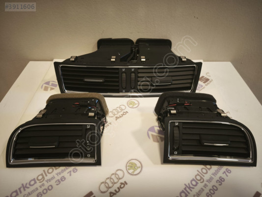 SKODA SUPER B 2009-2015 KALORİFER HAVALANDIRMA IZGARA SETİ ORJ