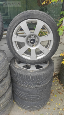 MERCEDES 215 50 R17 8JX17H2 CELİK JANT TAKIMI ÇIKMA