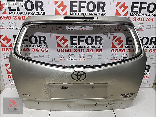 TOYOTA VERSO BAGAJ KAPAĞI ÇIKMA ORİJİNAL PARÇA 2005