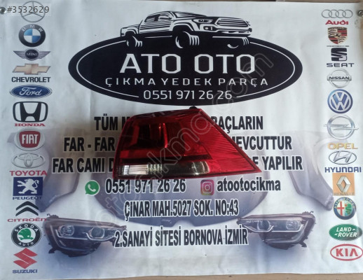 VOLKSWAGEN GOLF 7 ORJİNAL CIKMA SAĞ STOP