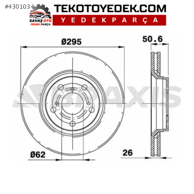 AVENSİS VERSO 2009 ÖN DİSK TAKIM / BRAXİS ORJ