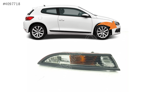 1K8953042E VW SCİROCCO 09-14 SAĞ ÖN TAMPON SİNYALİ