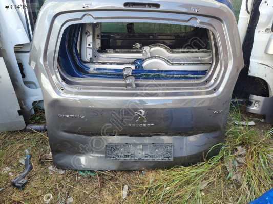 Peugeot rifter arka bagaj kapağı