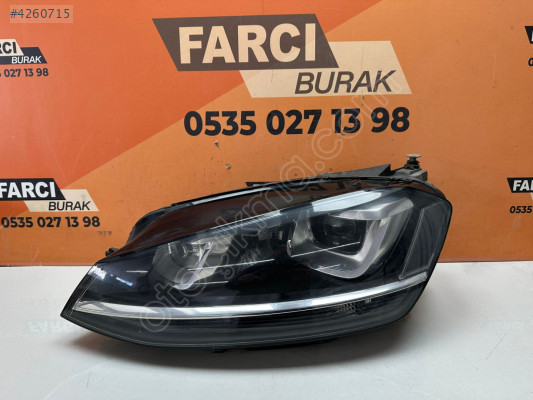 GOLF 7 XENON MERCEKLİ SOL FAR İTHAL