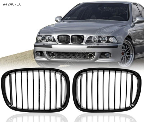 5 Serisi E39 Ön Panjur Parlak Siyah Set 2000-2003 51137005837-838