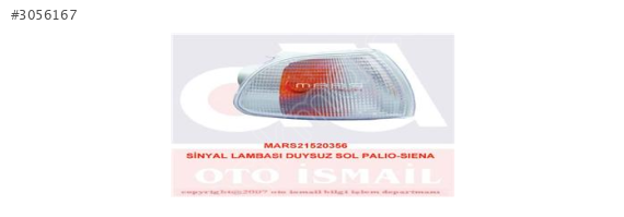 FİAT SİENA SİNYAL LAMBASI SIFIR