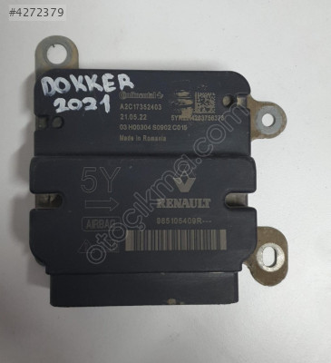 dacia dokker 2021 çıkma orjinal airbag beyni (son fiyat)