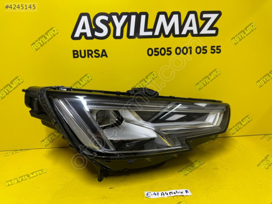 AUDİ A4 SAĞ FAR (ORJİNAL) MATRİX - 8W0941774