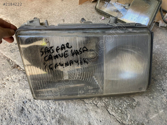 124 E SERİSİ SAĞ FAR CAM VE KASASI MERCEDES ORJİNAL ÇIKMA