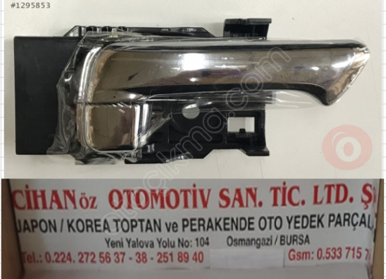 Isuzu DMax Sağ İç Kapı Kolu 2003 2009