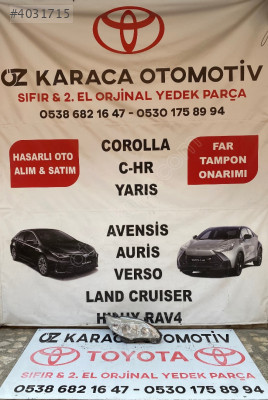 2009-2012 TOYOTA COROLLA ÇIKMA ORJİNAL SAĞ ÖN FAR