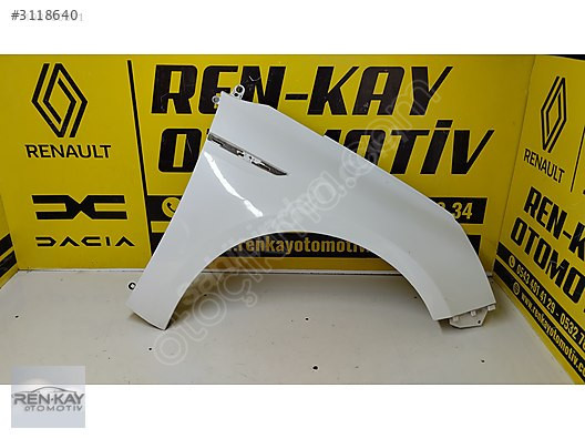 631125412R RENAULT MEGAN 4 SAĞ ÖN ÇAMURLUK ORJ ÇIKMA RENKAY OTO