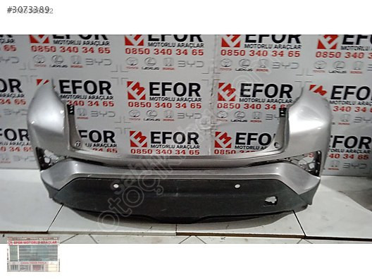 TOYOTA CHR ORJİNAL ÇIKMA ARKA TAMPON 19-23