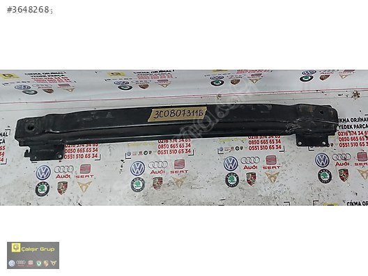 VOLKSWAGEN PASSAT B6 ARKA TAMPON DEMİRİ OEM3C0807311 ÇIKMA SÖKME