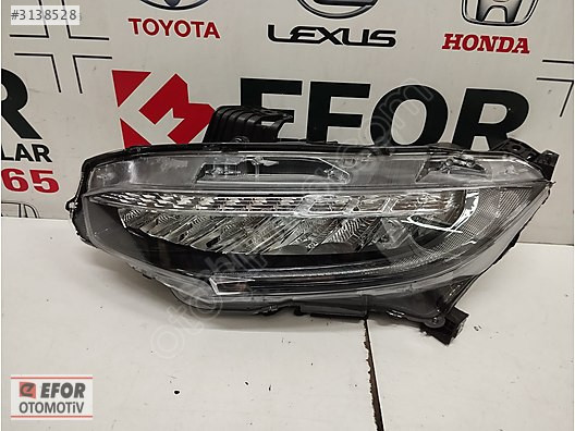 HONDA CIVIC SIFIR SOL FAR LEDLİ 16-21 OEM NO: 33100-TED-P10