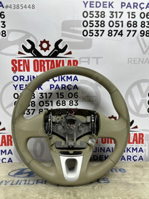 RENAULT MEGANE 3 FLUENCE ORİJİNAL BEJ DİREKSİYON SİMİDİ