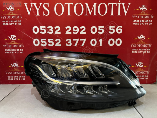 2019-2023 Mercedes C Serisi W205 Full Led Sağ Ön Far A2059066006