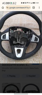Renault Megane 3 direksiyon simidi