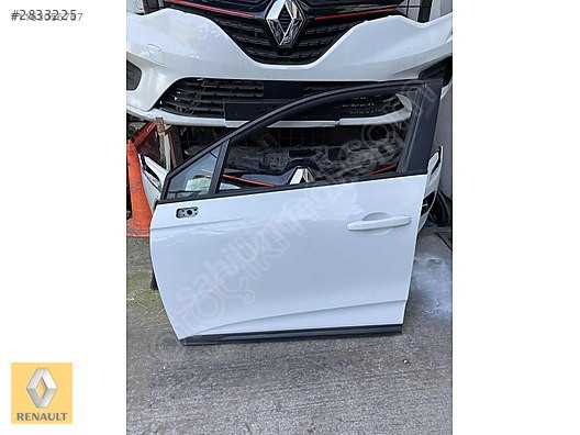 RENAULT CLIO 5 BEYAZ HATASIZ SOL ÖN KAPI VE DİĞER PARÇALARI