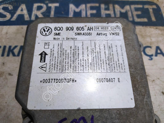 ÇIKMA VW CADDY JETTA AİRBAG BEYNİ 6Q0909605AH