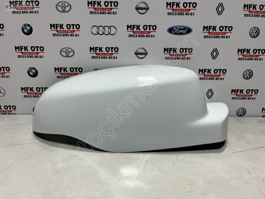 Orjinal Beyaz Renault Clio 3 Faz2 Sağ Ayna Kapağı 12553050