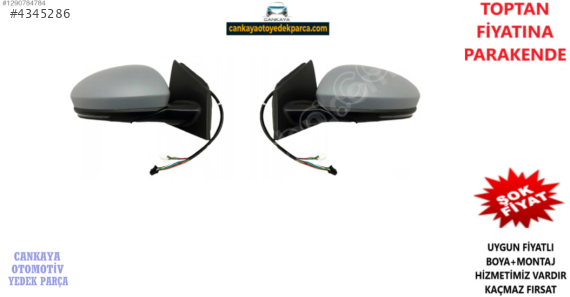 RENAULT MEGANE 4 2014 DIŞ DİKİZ AYNASI ELEKTRIKLI SIFIR