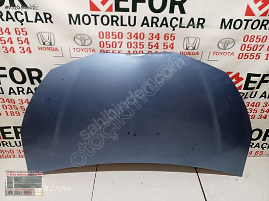 TOYOTA YARİS MOTOR KAPUTU ÇIKMA ORİJİNAL PARÇA 2012-2018