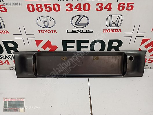 TOYOTA COROLLA ARKA PLAKALIK ÇIKMA ORİJİNAL PARÇA 1993-1998