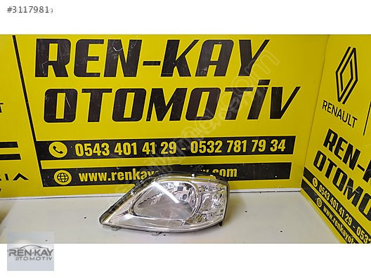 DACİA LOGAN SOL FAR 2008 - 2014 ARASI SIFIR RENKAY OTO KOCAELİ