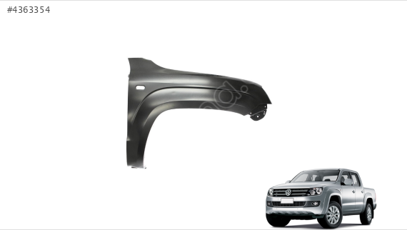 2H0821102A VW AMAROK 2010-2016 SAĞ ÇAMURLUK