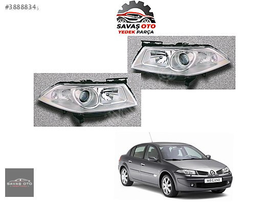 MEGANE 2 FAR SAĞ SOL MERCEKLİ 02-08 7701063220 7701063218 ADET