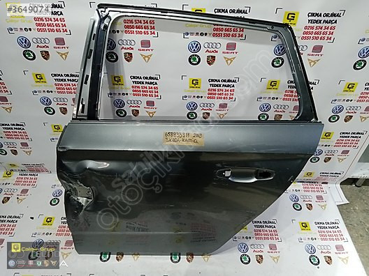 SKODA SCALA SOL ARKA KAPI OEM 657833311A ÇIKMA SÖKME YEDEK PARÇA