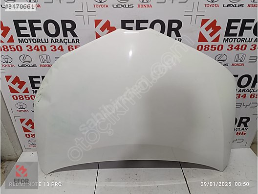 TOYOTA AURİS MOTOR KAPUTU ÇIKMA ORİJİNAL PARÇA 2013-2018