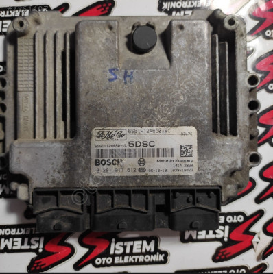 Ford Fiesta 1.6 TDCI Motor Beyni 0281011612 6S61-12A650-VC