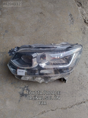 TOYOTA PROACE CİTY ORJİNAL SOL ÖN FAR AZ HASARLI 2021-2023