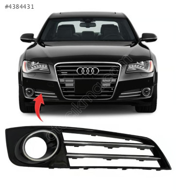 4H0807680K A8 2010-2013 ÖN TAMPON KAPAGI SİSLİ SAG 3 DELİKLİ