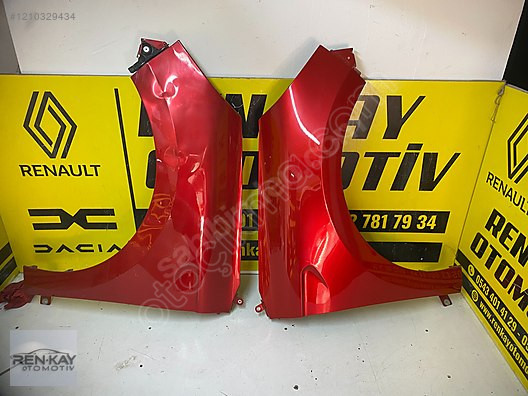 RENAULT CLİO 5 SAĞ SOL ÇAMURLUK KIRMIZI ORJ RENKAY OTO KOCAELİ