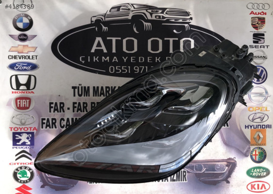 PORSCHE CAYENNE 2018- 2023  ORJİNAL ÇIKMA SOL FAR