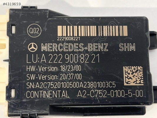 A2229008221 MERCEDES KONTROL ÜNİTESİ