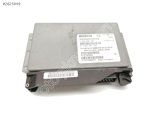 Peugeot 607 Şanzıman Beyni 0260002887 9652182080 Orijinal Çıkma