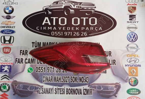 OPEL ASTRA J ORJİNAL ÇIKMA SOL STOP