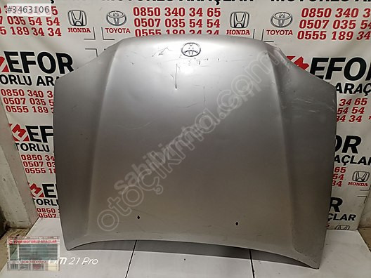 TOYOTA AVENSİS MOTOR KAPUTU ÇIKMA ORİJİNAL PARÇA 1998-2001