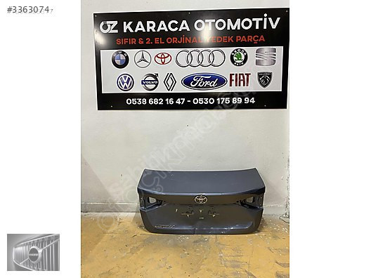 2019-2024 TOYOTA COROLLA BAGAJ KAPAĞI