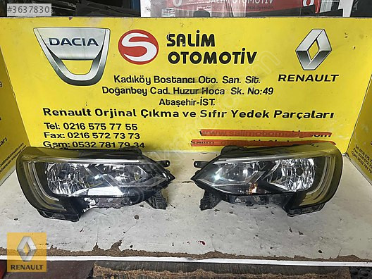 RENAULT TALİANT ÇIKMA ORJİNAL SAĞ SOL FAR -SALİM OTOMOTİV-