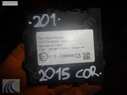 TOYOTA COROLLA 2014 ÇIKMA PARK SENSÖRÜ BEYİNİ