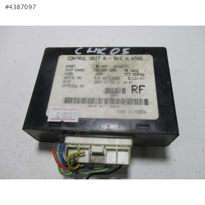 Chevrolet Lacetti Nubira Kombi Modülü 96407681 (H/B) 521805-1000