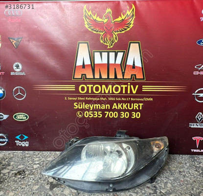 SEAT İBİZA ORJİNAL ÇIKMA TEMİZ SOL FAR