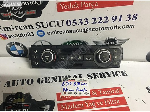 BMW 3 SERİSİ E90 LCİ KLİMA KONTROL PANELİ
